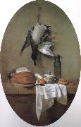Jean Baptiste Simeon Chardin Duck bowl and olive oil France oil painting artist
